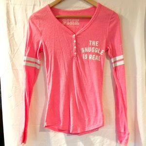 Pink Victoria’s Secret Pajama shirt
